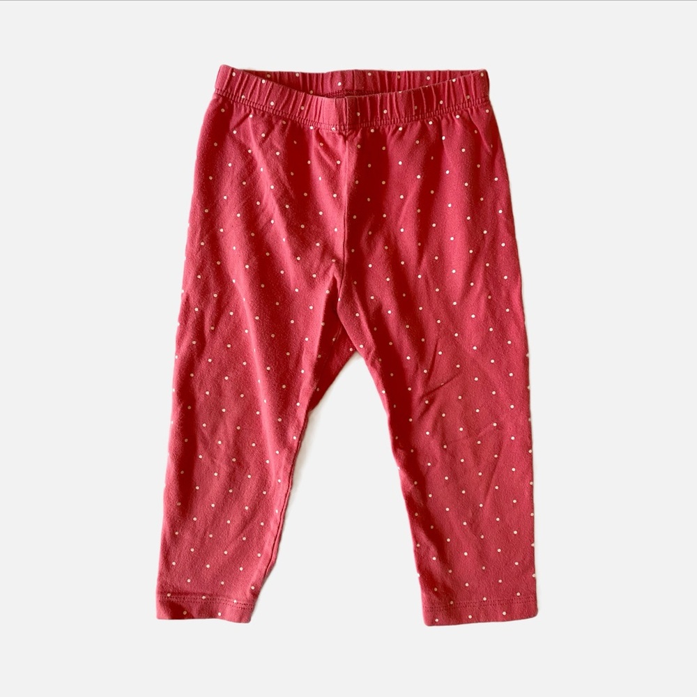 Gap Baby - Pink Polka Dot Leggings - Size 12-18 mo